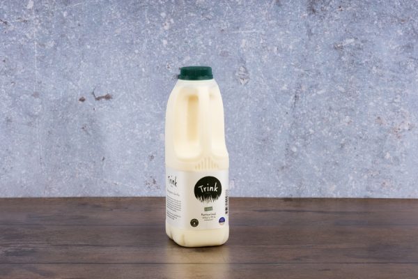 Trink Dairies Cornish Whole Non Homogenised Milk - 1 Litre