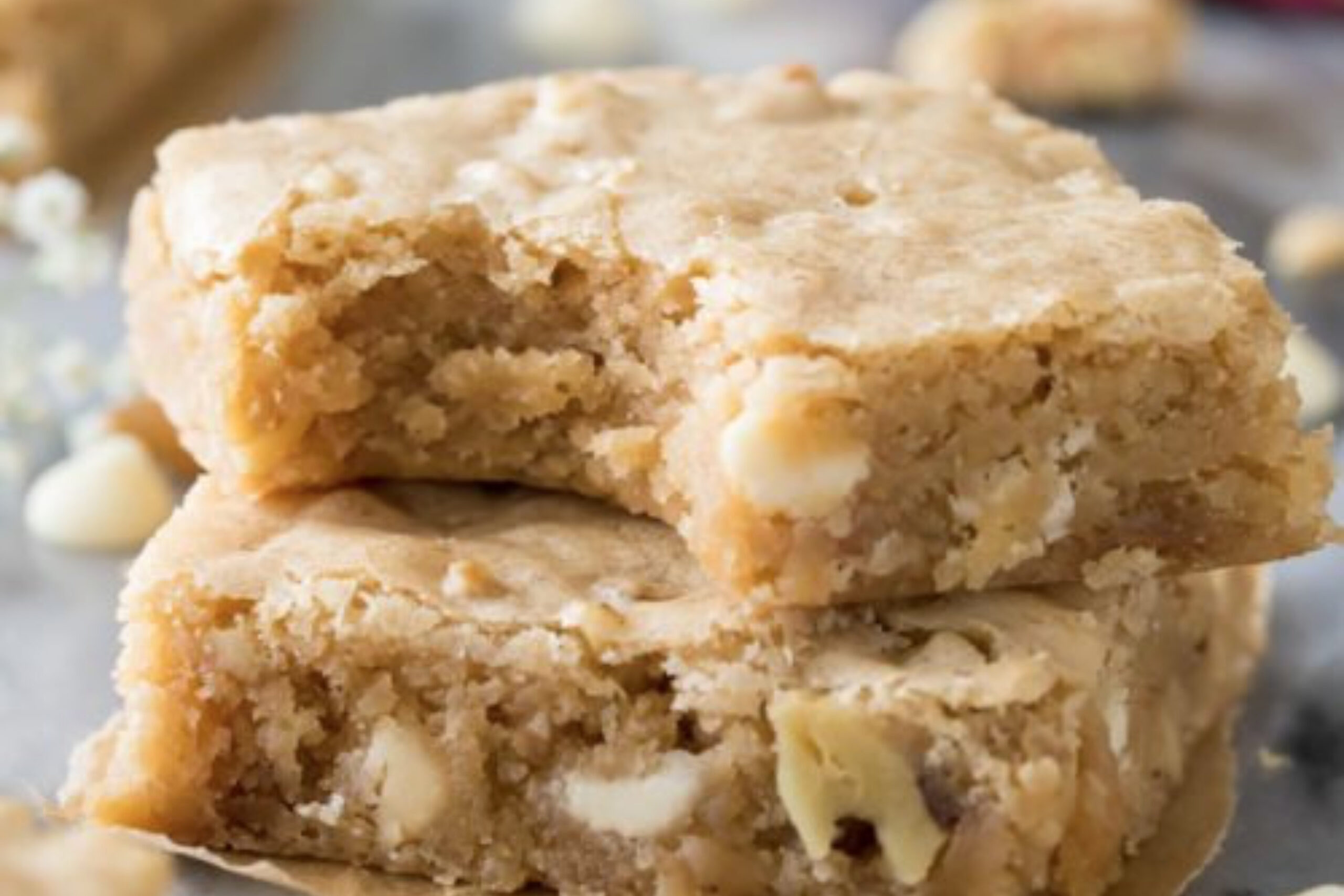 Butternut Squash & Almond Blondies